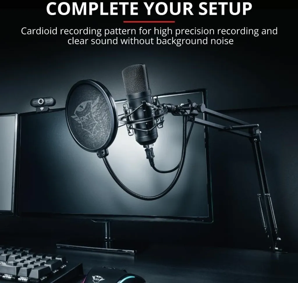 Microphone Anti-Bruit Trust GXT 252+ Emita Plus pour Voix Nette et Pure - 14