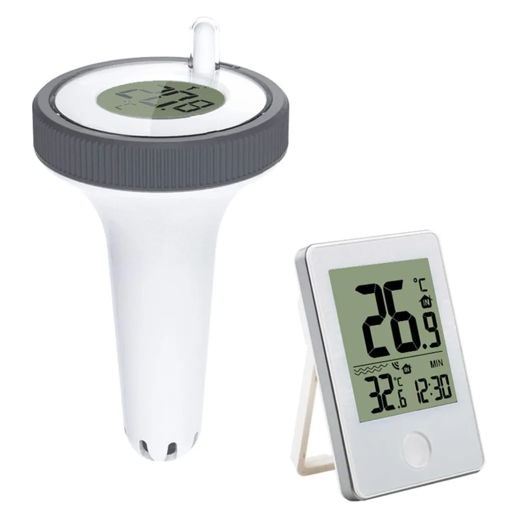 Thermomètre de piscine numérique sans fil étanche pour spa et bassin
