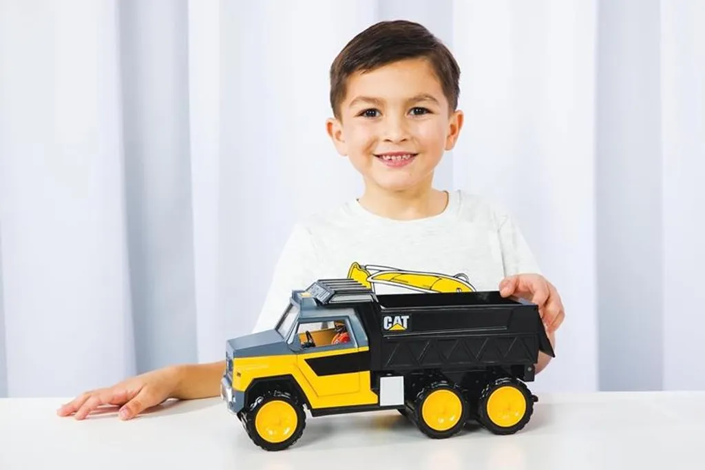 Véhicule de chantier interactif Caterpillar avec figurines et sons