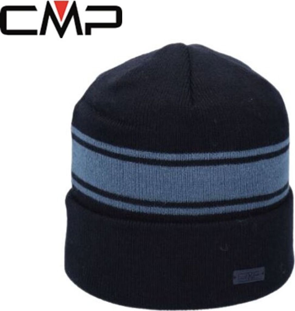 Cmp Man Knitted Hat Black Blue