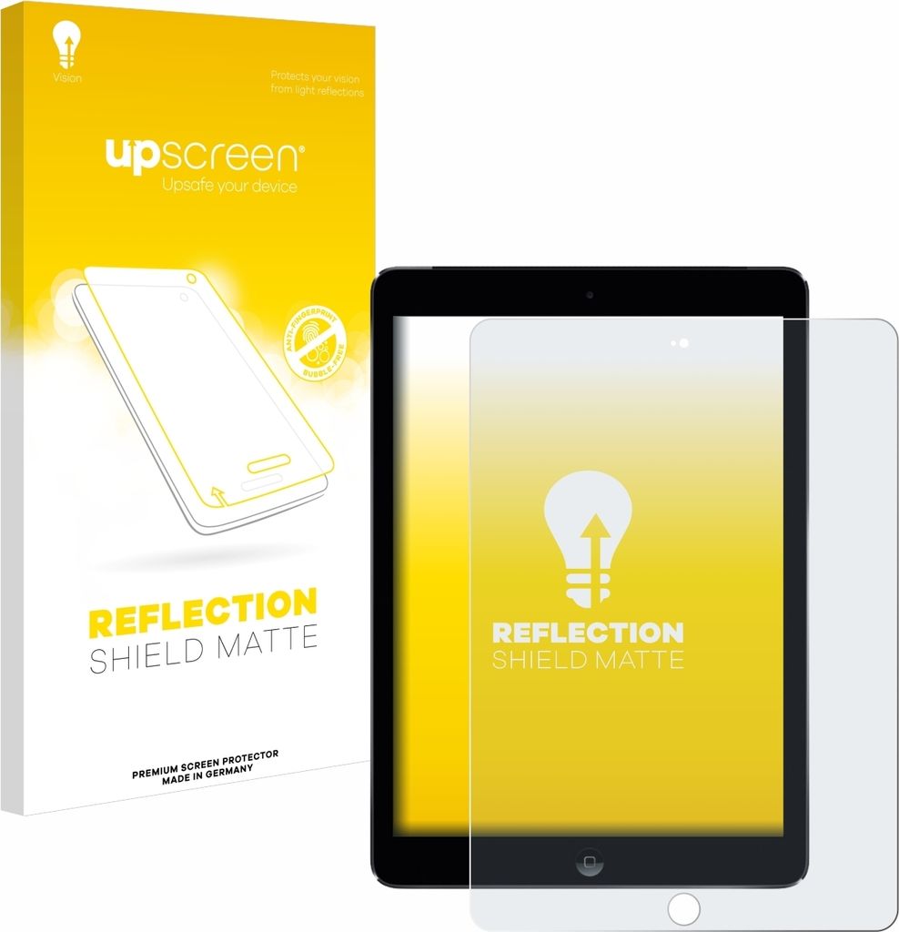 upscreen Schutzfolie für Apple iPad Air 2 2014 Displayschutz Displayschutzfolie Folie Matt Entspiegelungsfolie
