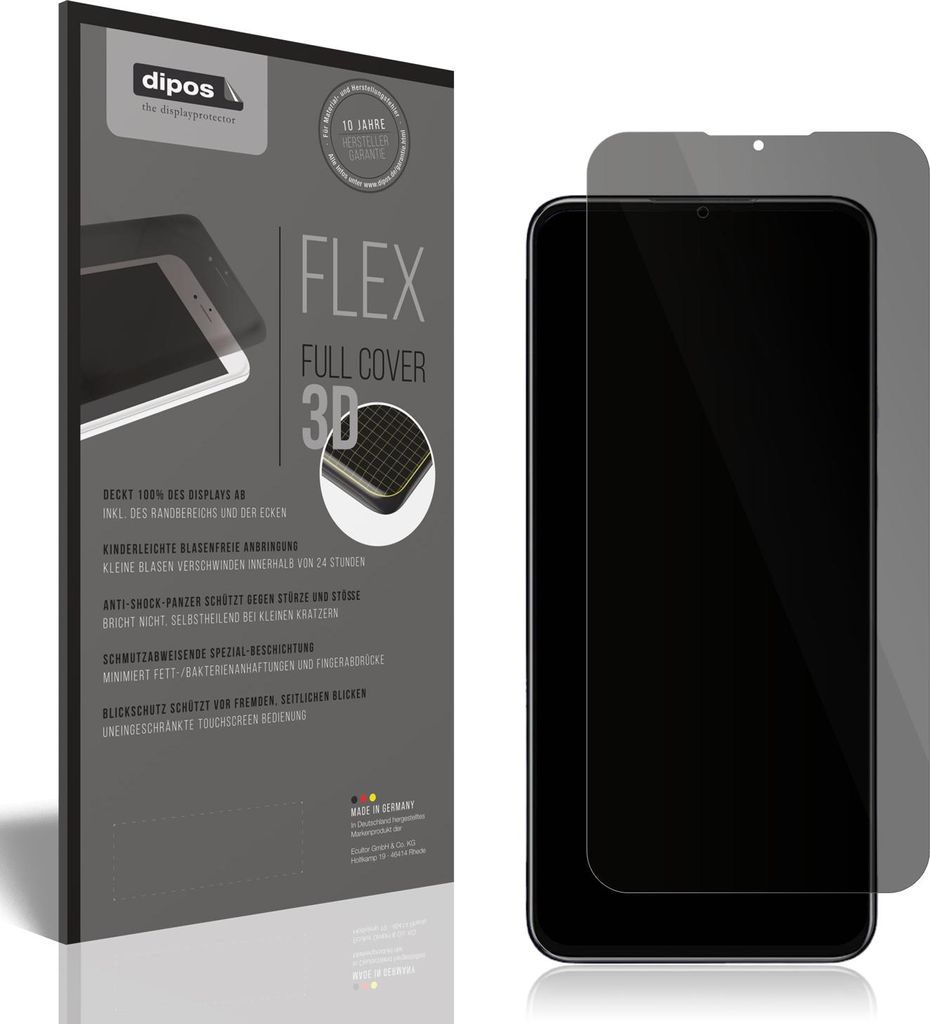 Full Cover Privacy Blickschutzfolie für Oukitel C57s Folie Anti-Shock