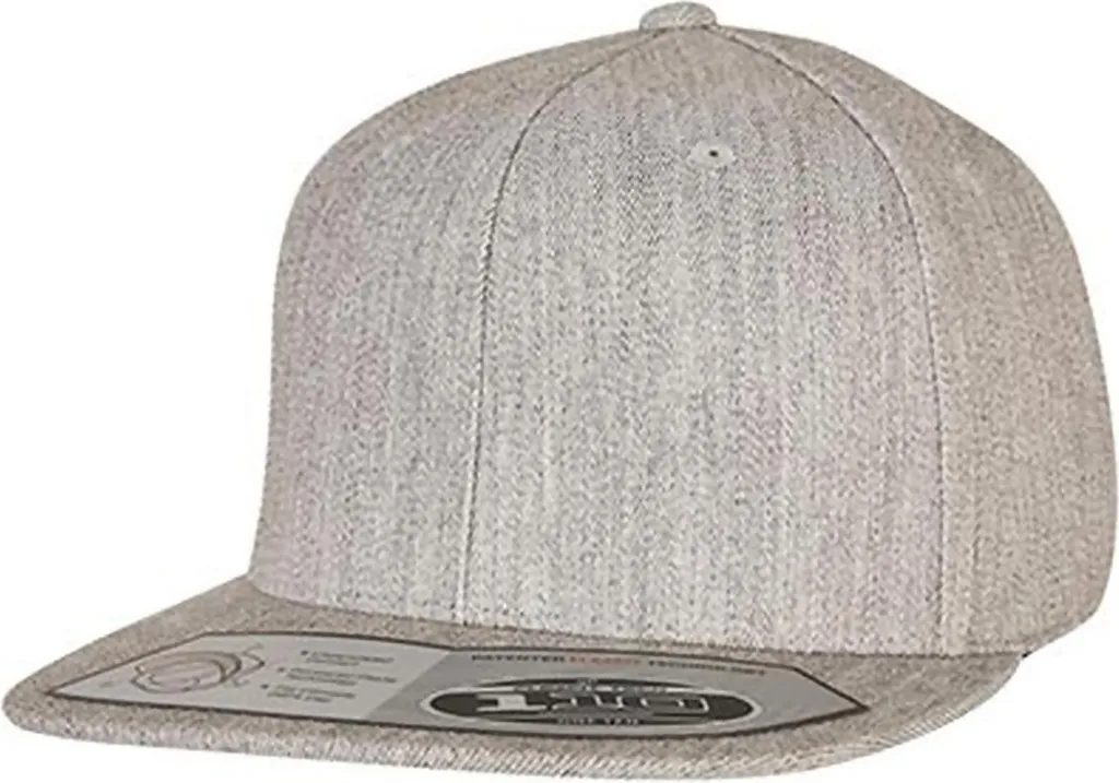 Berretto Flexfit 110 Snapback Heather Grey | Comfort per Ogni Viaggio