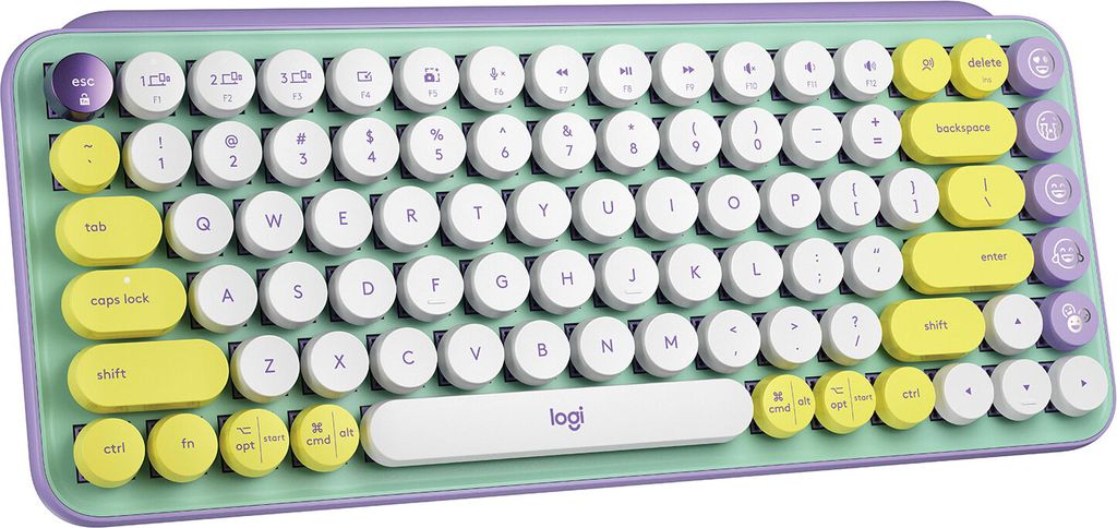 Logitech POP Keys - Tastatur - kabellos - Bluetooth LE, Bluetooth 5.1 - QWERTZ - Deutsch