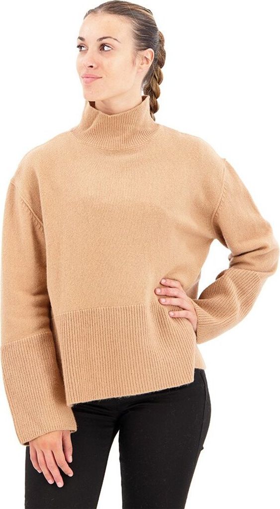 Salsa Jeans 21007133 Rollkragenpullover Beige L Frau Beige L