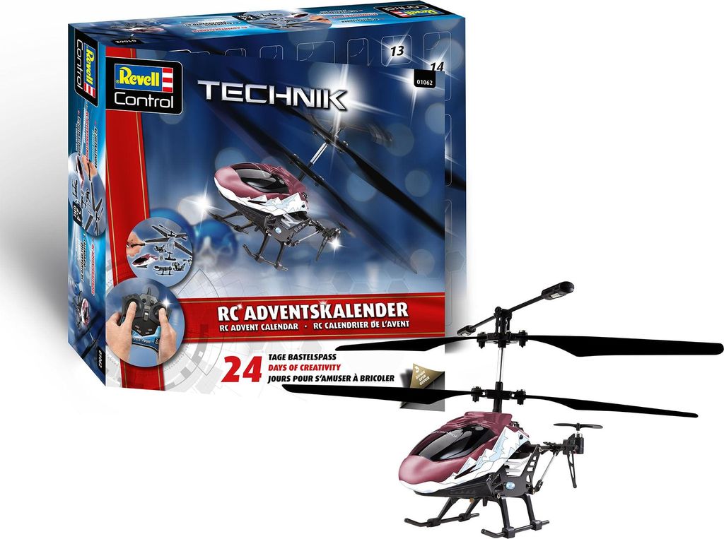 Revell Adventskalender|Revell Control|Revell Adventskalender RC Helicopter 2025+2026, Revell Control Ferngesteuerter Hubschrauber
