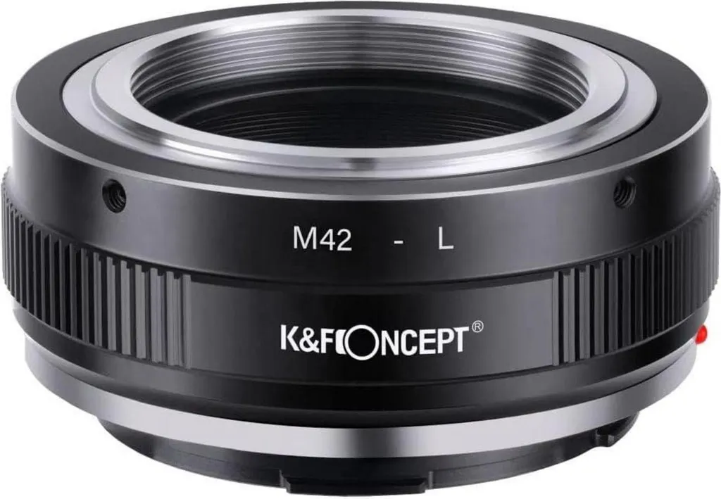 Adaptateur Objectif M42 vers L-Mount en Aluminium avec Mise au Point Infini