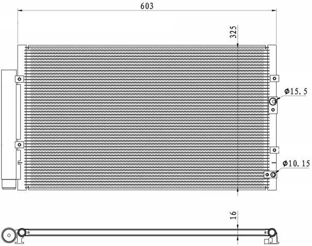 Condenseur de climatisation anti-fuite pour GT 86 ZN6