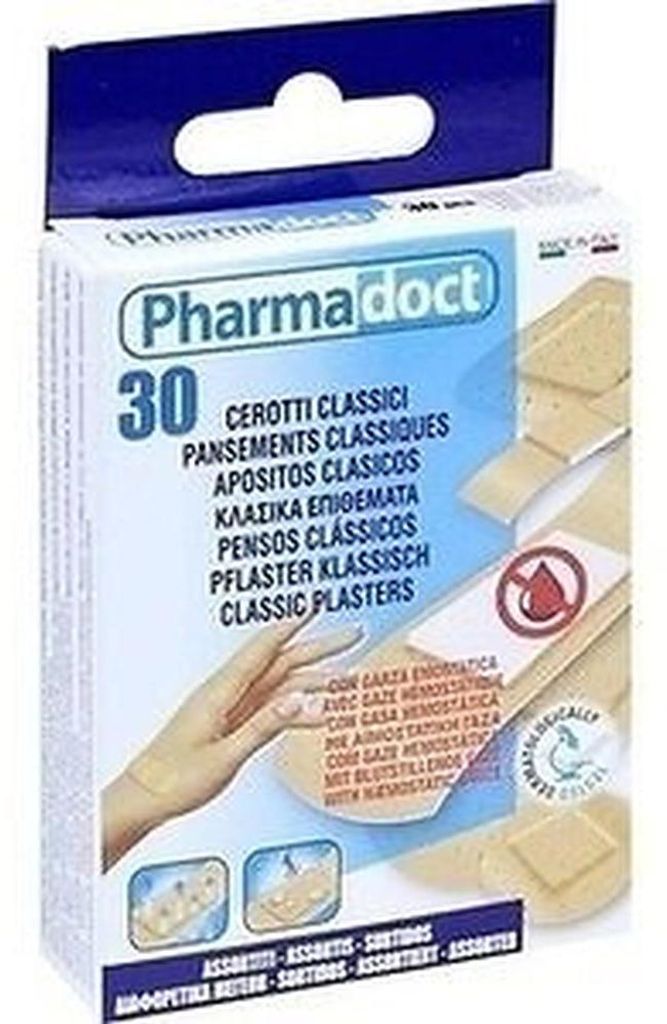 Pharmadoct Classic pleisters, 30 stuks. Pleisters Productafbeelding 
