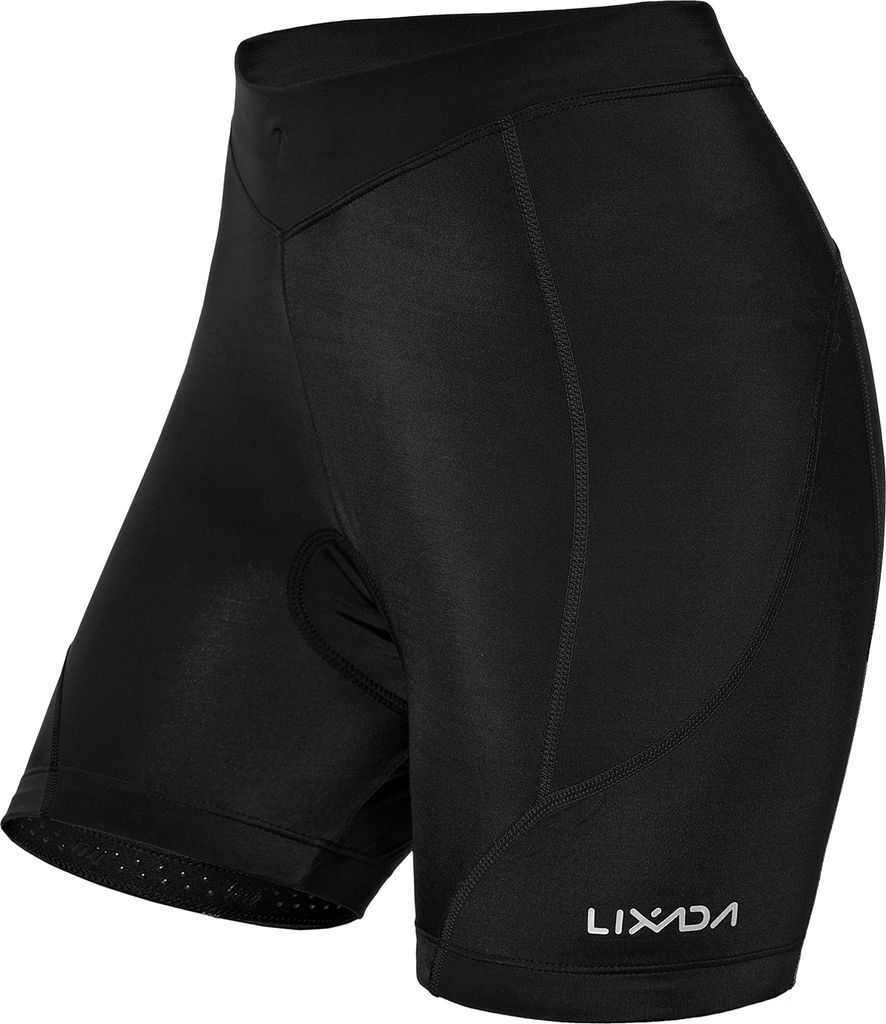 Lixada Frauen Fahrrad Gepolsterte Shorts Radfahren 3D Gepolsterte Unterwaesche Fahrrad Polsterung Reitshorts Radfahren Unterwaesche Shorts (XL)