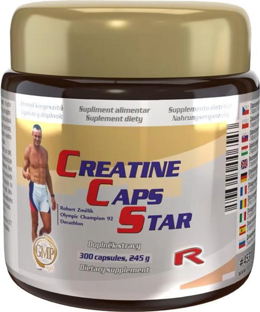 Creatine Caps Star 300 gélules - Haute Concentration et Haute Pureté