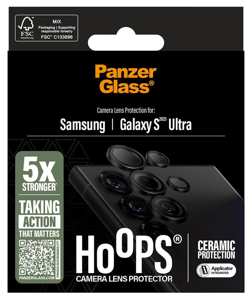 PanzerGlass ® Hoops® Ceramic Kameraschutz Samsung Galaxy Produktbild 