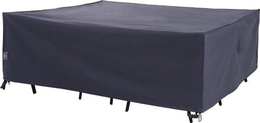 Bâche de protection salon de jardin 200x160 cm grise traitée anti-UV