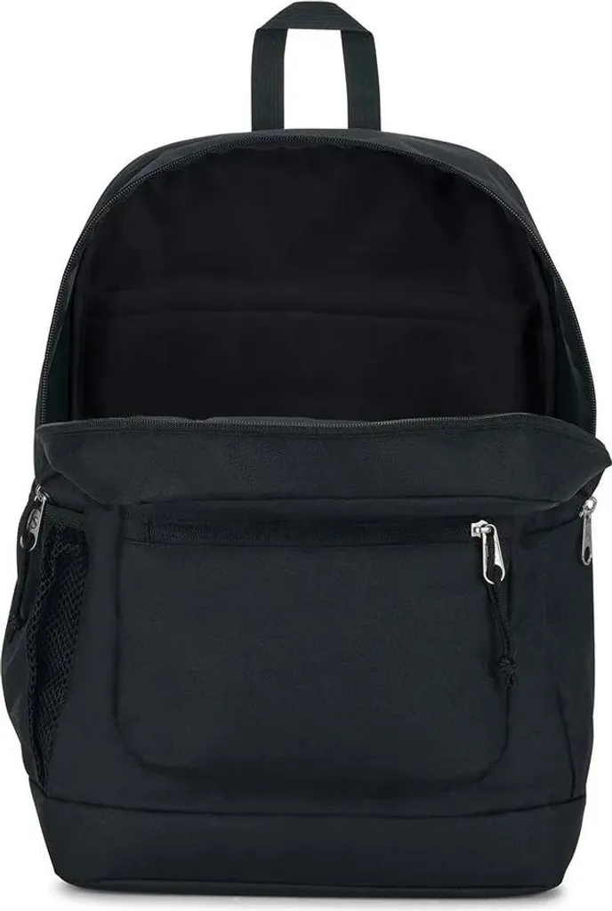 Sac à dos JanSport Cross Town Plus Noir 26L - Confort et Grande Poche