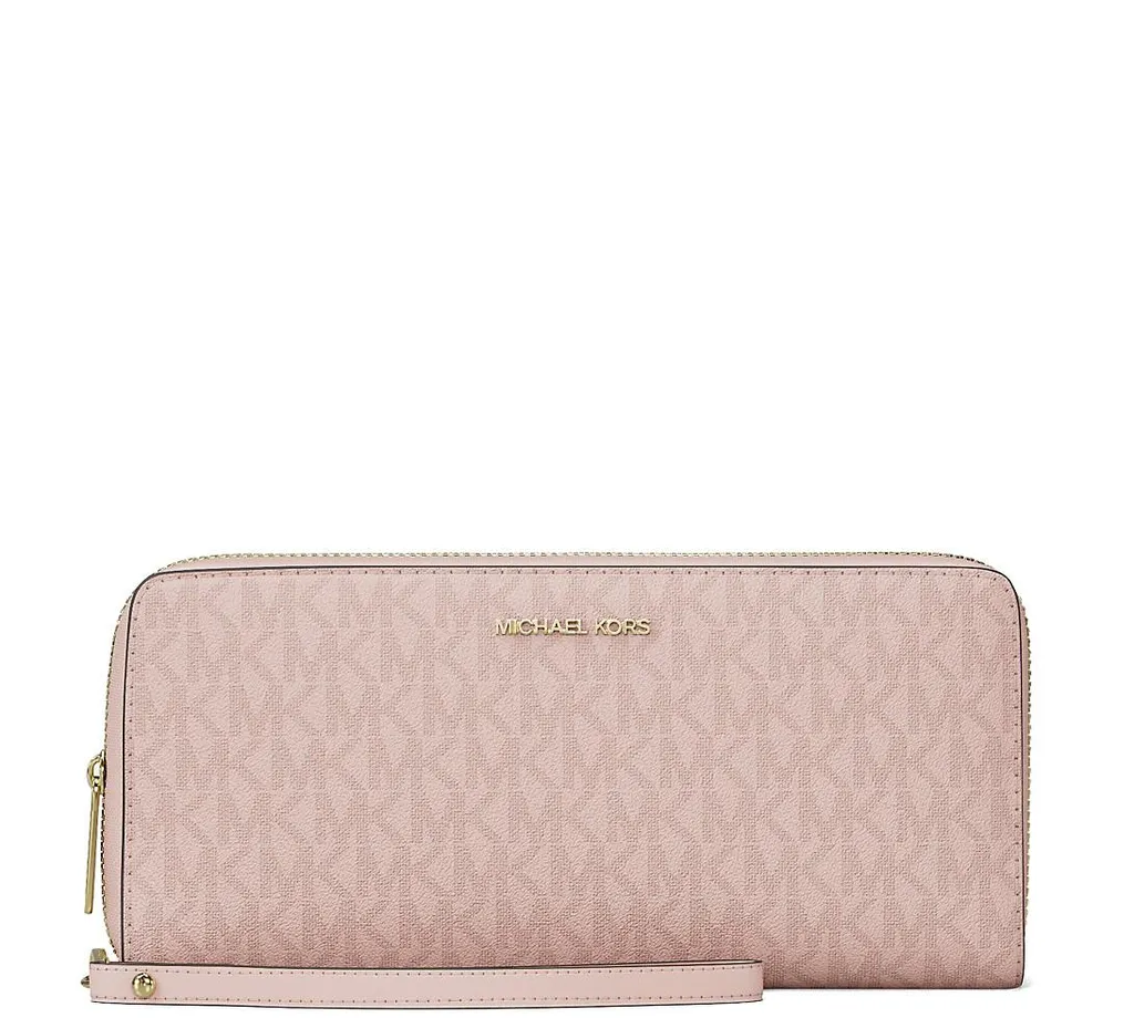 Portefeuille Zippé Michael Kors Rose Pastel 35R4GTVT3V Design Luxe