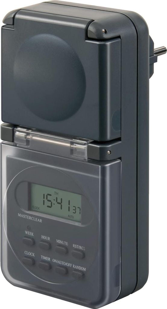 brennenstuhl Wochenzeitschaltuhr IP44 anthrazit Produktbild 