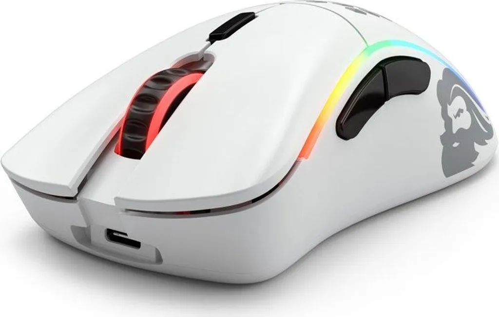 Glorious Model D- Wireless Blanc Mat : Souris USB Ultra-Légère Ergonomique - 6