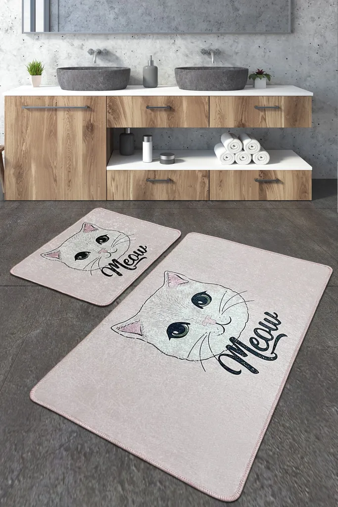 Mijolnir Miya CHL2531 Tapis de Bain Multicolore 700g/m² en Polyester