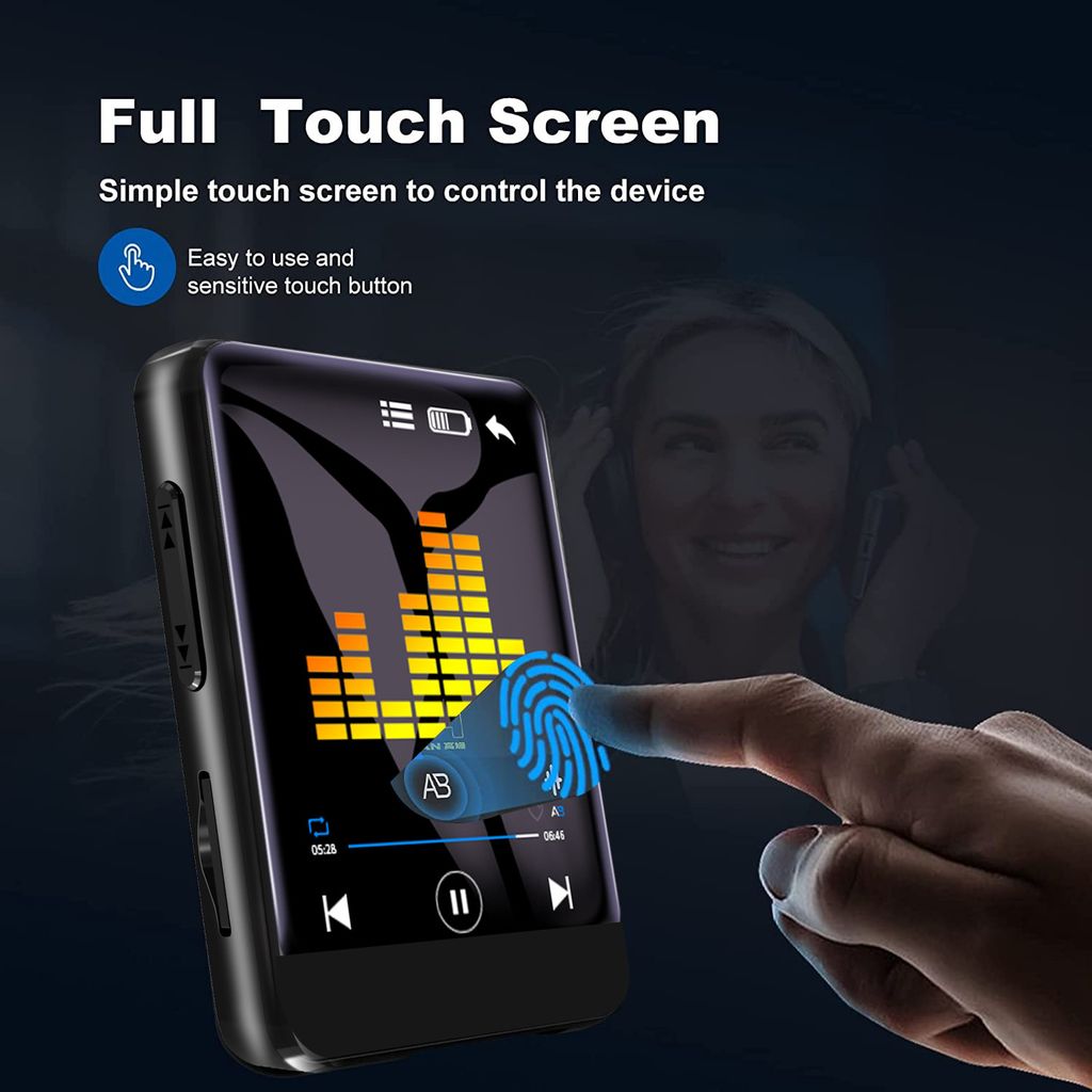 64GB Touchscreen MP3-Player - Hi-Fi Lautsprecher, FM Radio, Produktbild 3