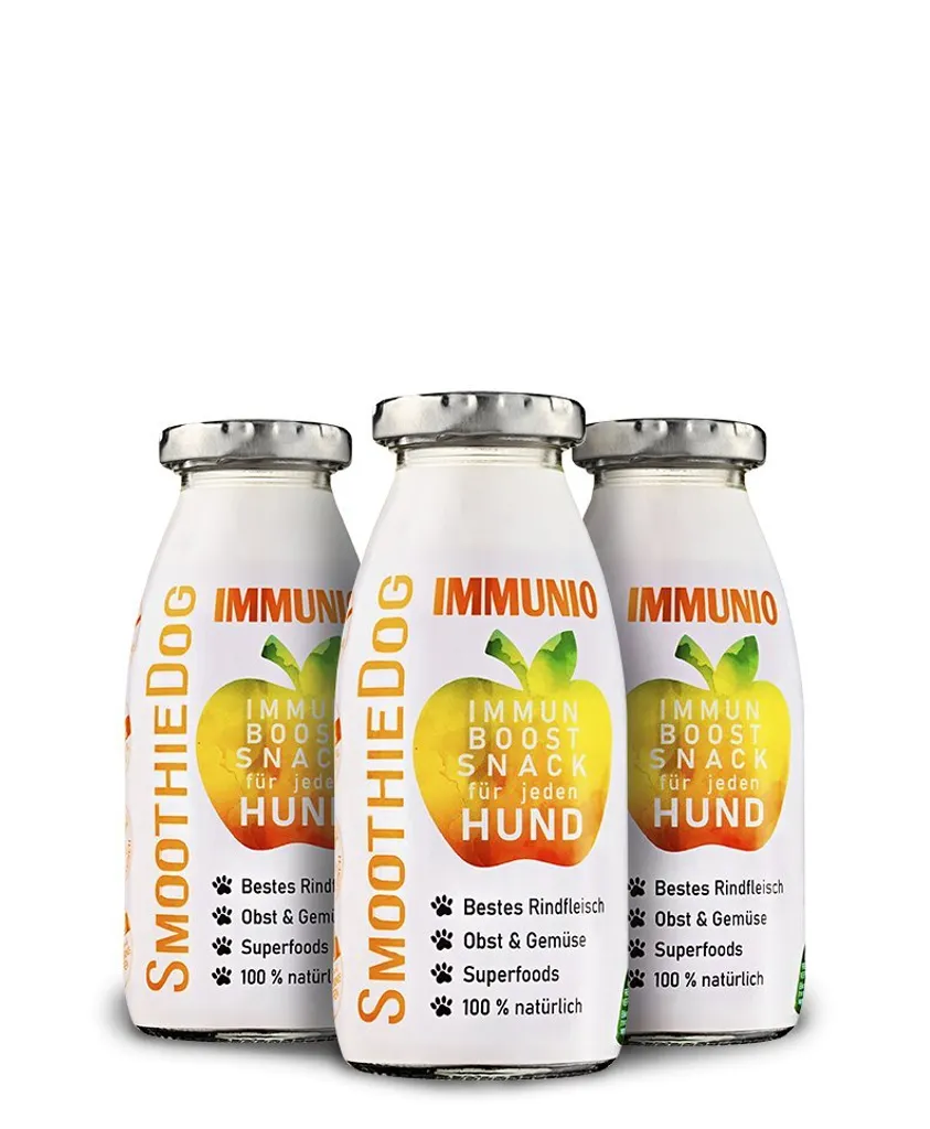 Immunité : Smoothie au Bœuf pour Chiens - Complément Naturel en 250ml