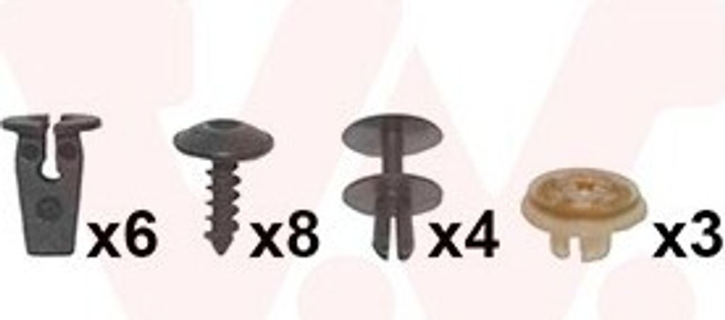 VAN WEZEL Montagesatz Kotflügel 5827796 Vorne Links Vorne Rechts für VW POLO (9N)