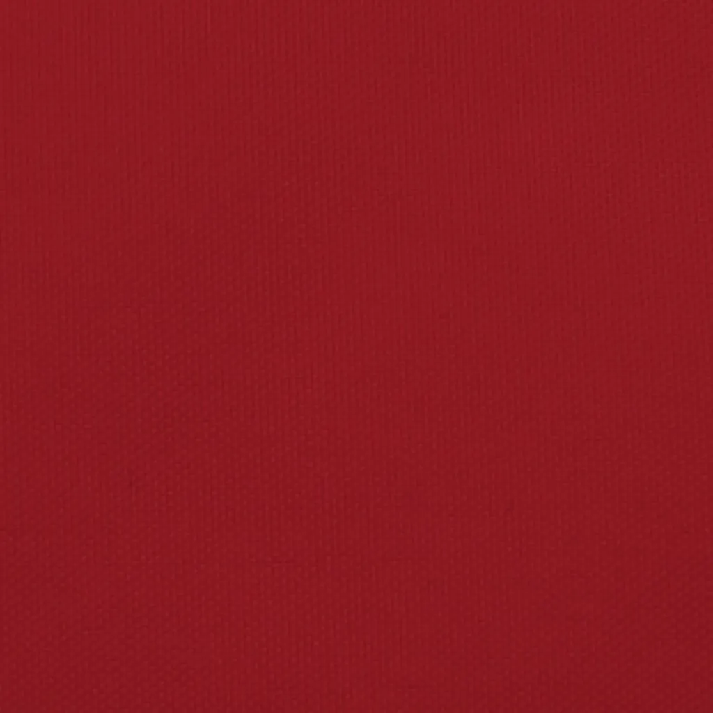 vidaXL Tenda da Sole 4x4x4m Rosso | Vela Ombreggiante Oxford Impermeabile - 10