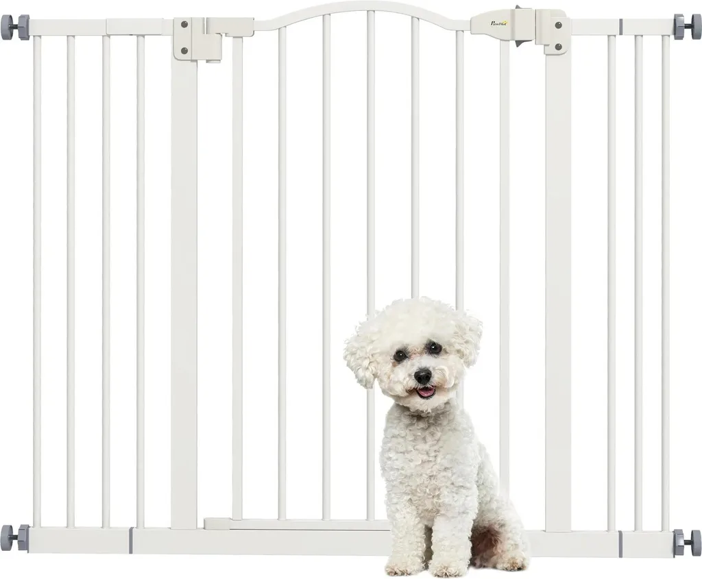 Barrière pour chien d'intérieur 100 cm - Sécurisez votre escalier