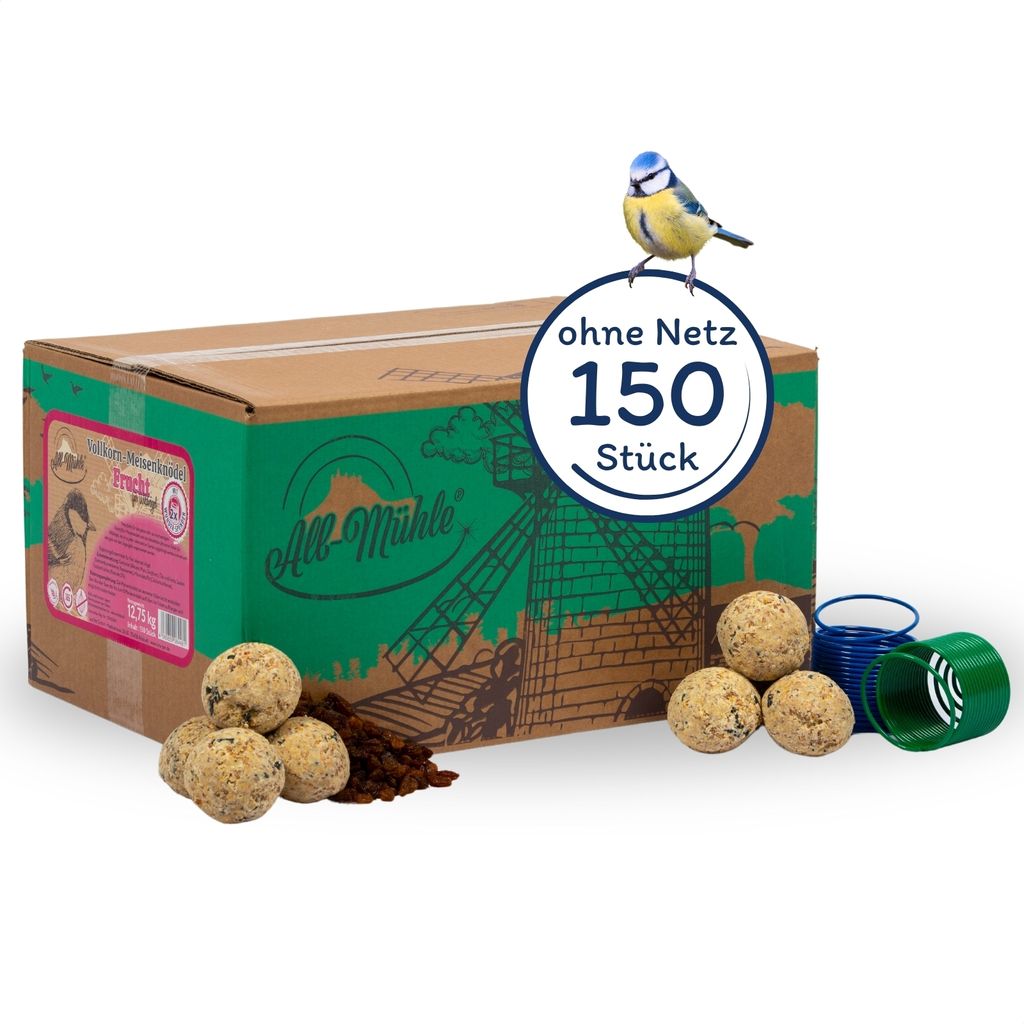 150 Stk. Lyra Pet® Meisenknödel aus der Alb-Mühle Vollkorn Produktbild 