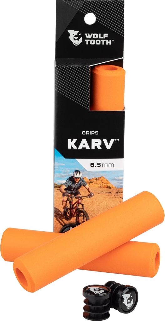 Wolf Tooth Karv Grips Orange 6.5 Lenkergriff