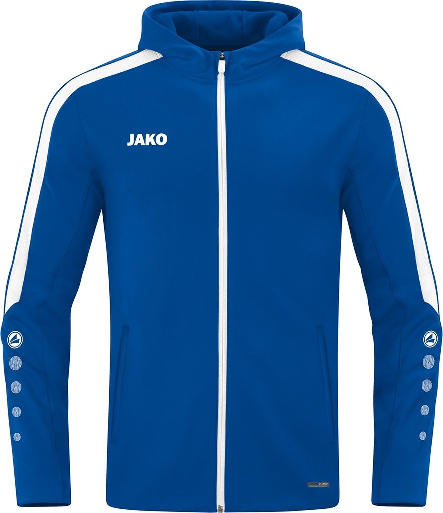 JAKO Damen Kapuzenjacke Power, Farbe:royal, Größe:36