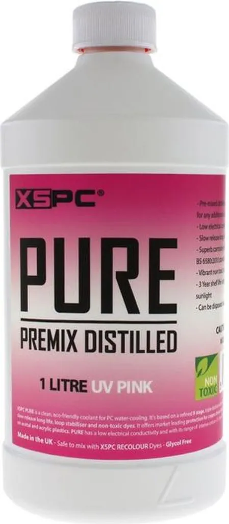 Fluide de Refroidissement XSPC Pure Rose UV pour Tuning PC et Modding