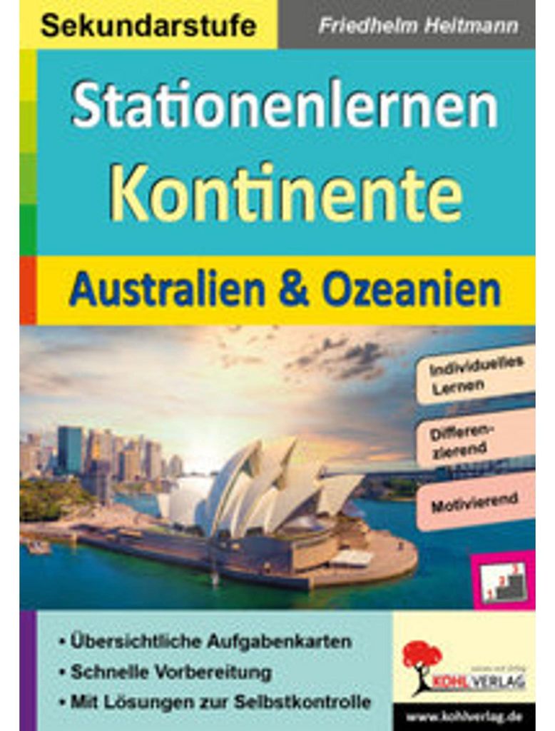 Stationenlernen Kontinente / Australien & Ozeanien
