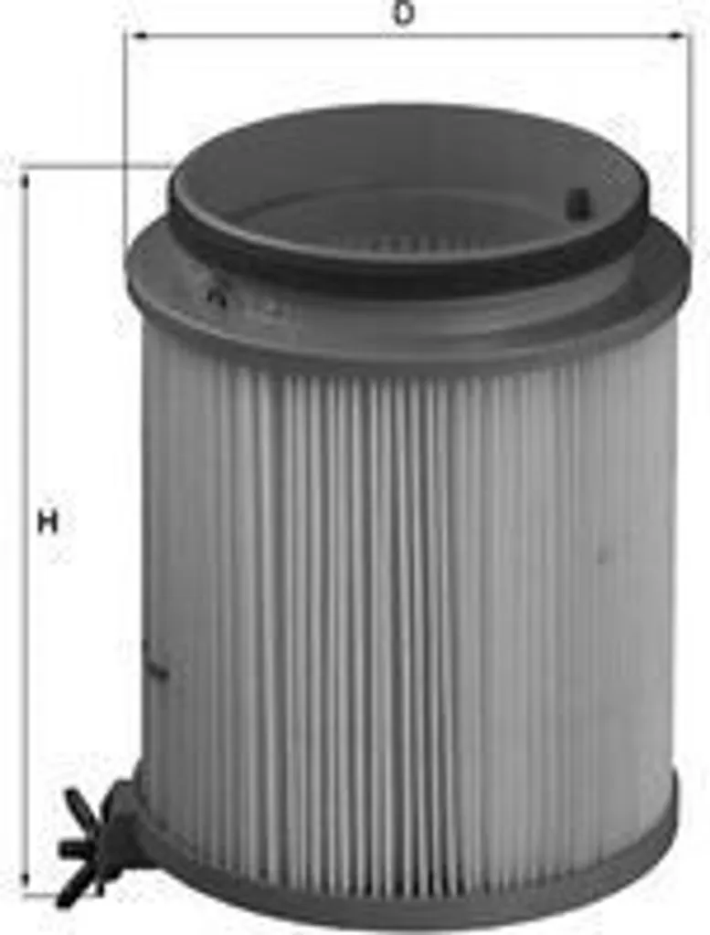 Filtre d'habitacle Mahle anti-poussière pour Nissan et Renault