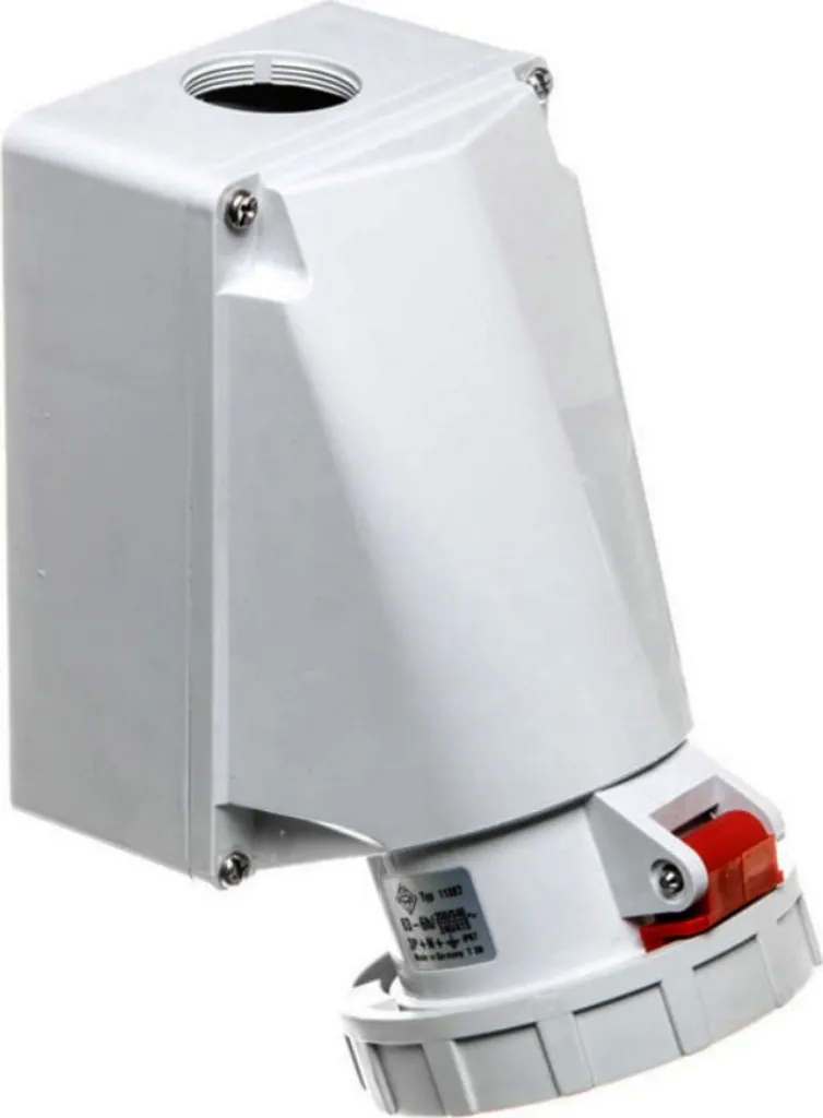 Prise de force industrielle 63A 5P 400V IP67 pour chantier et atelier Bals