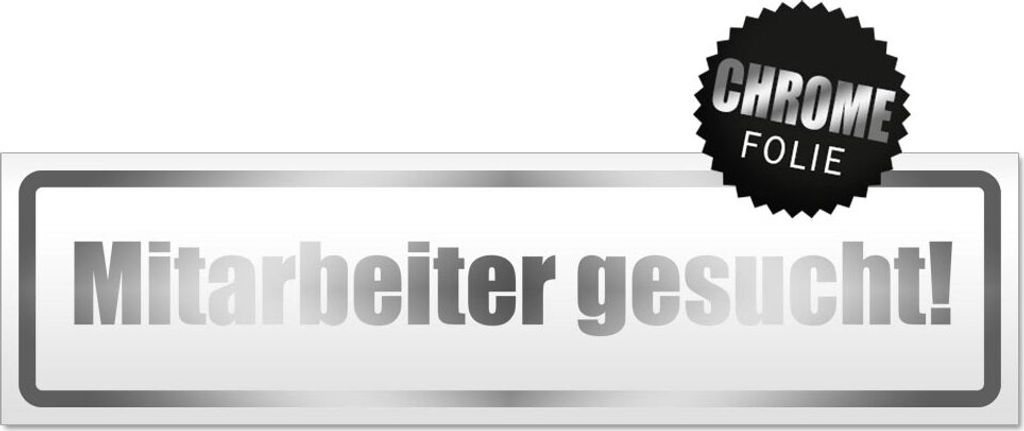 Mitarbeiter gesucht! Magnetschild Schild magnetisch