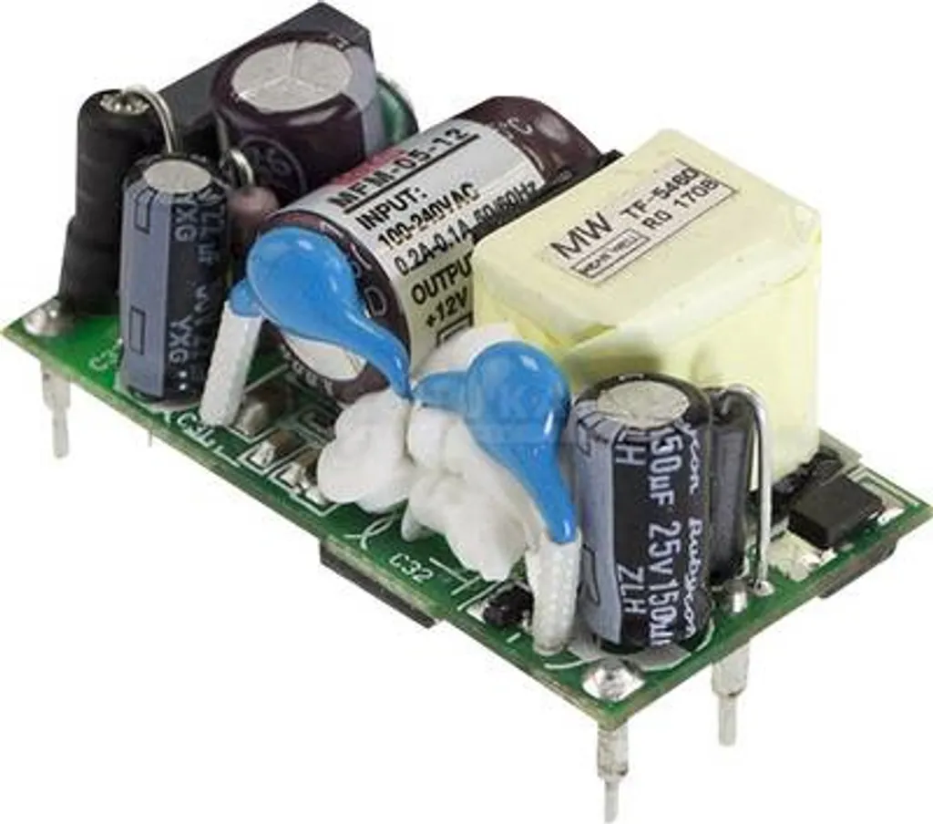 Convertitore AC/DC MEAN WELL MFM-05-12 | 12V 0.42A Medicale