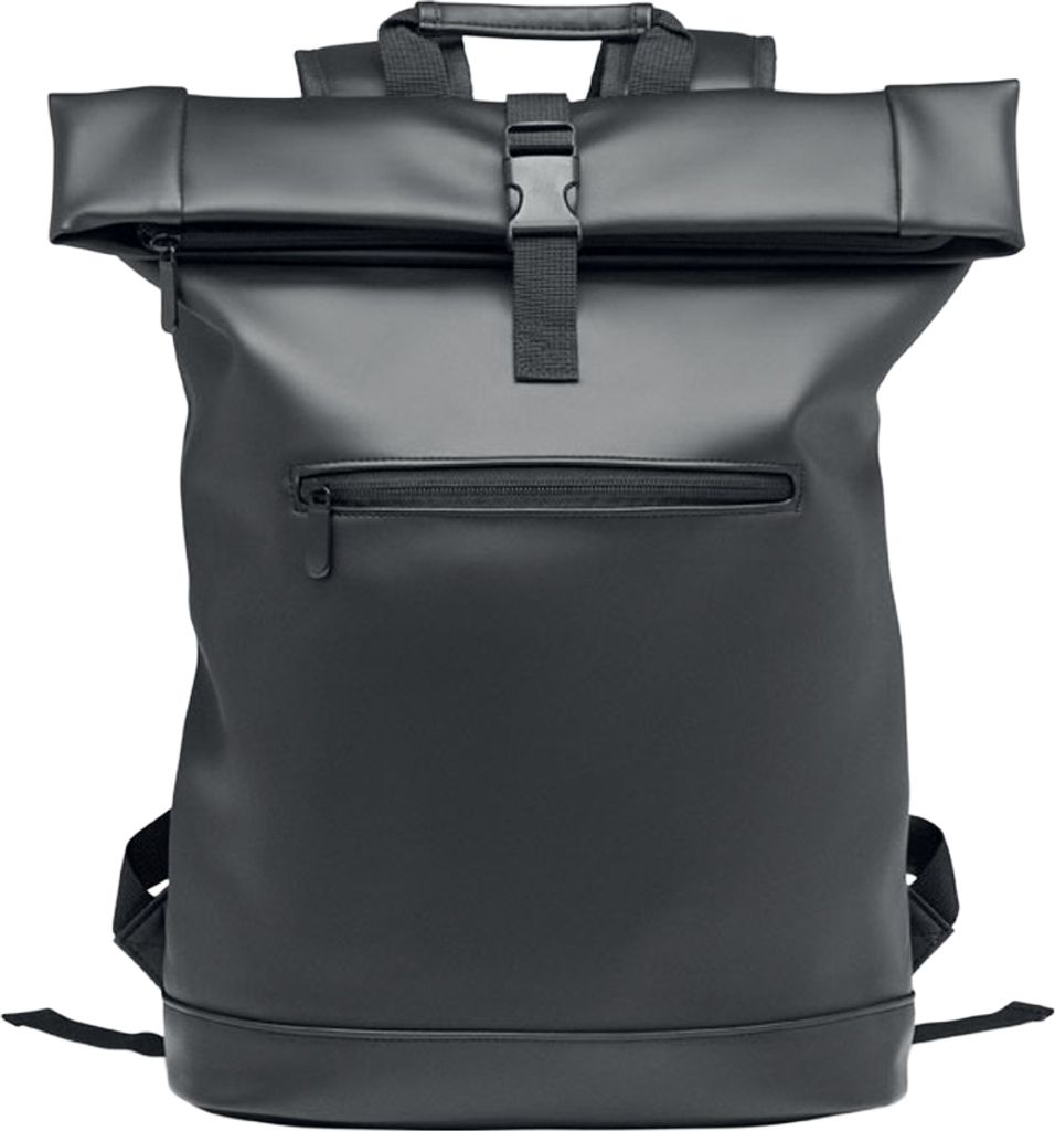 MidOcean - Rucksack für Laptops "Bai Roll", Roll Top, PolyurethanMO802 (Einheitsgröße) (Schwarz)