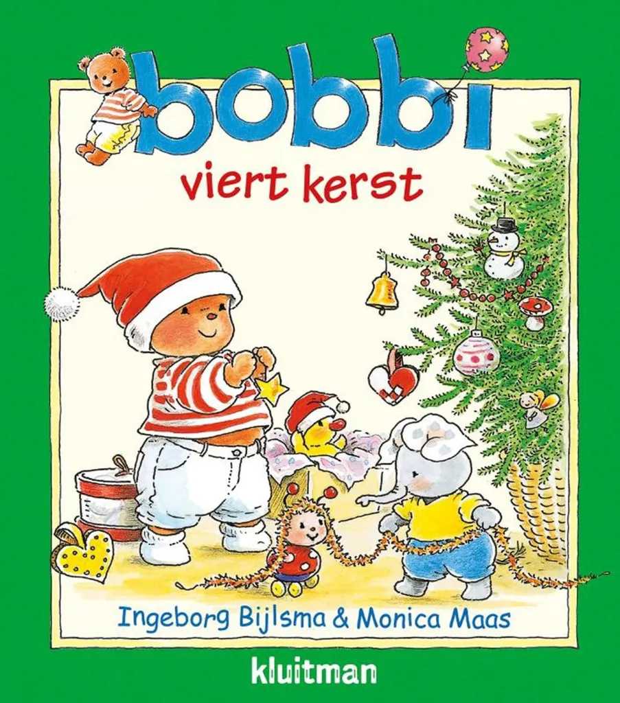 Livre Kluitman Bobbi feiert Weihnachten album de Noël pour enfants