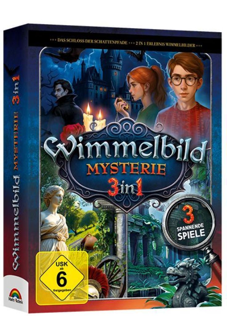 3in1 Wimmelbild Mysterie - 3 spannende Wimmelbild Spiele in Produktbild 