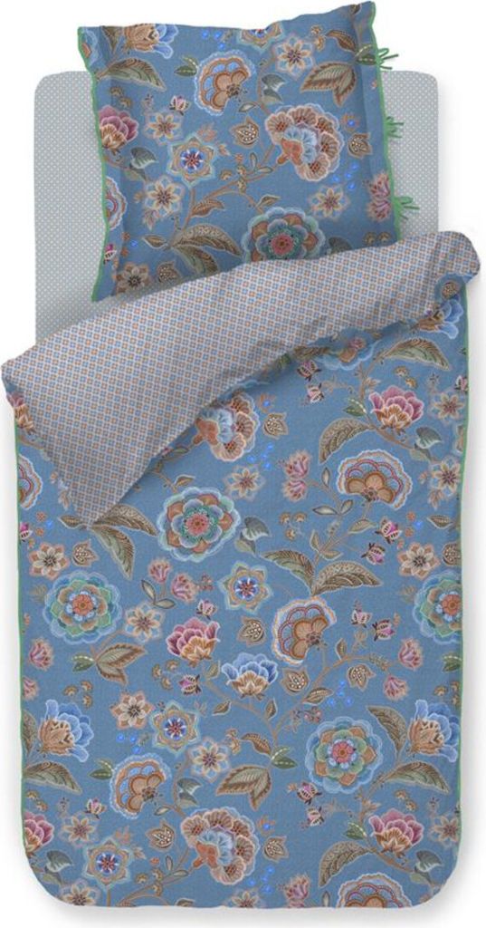 Pip Studio Bettwäsche-Garnitur Matata Farbe Blau Größe 155x220+80x80