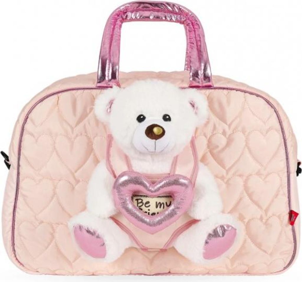 Rosa Sporttasche mit Eisbär Perletti Toys, 13088