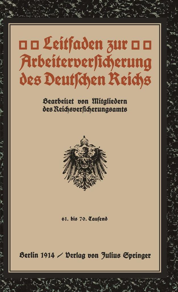 Leitfaden zur Arbeiterversicherung des Deutschen Reichs
