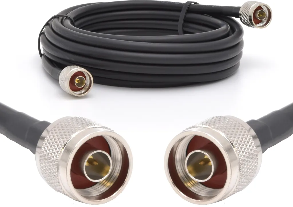 Cavo Prolunga 7m per Antenna Esterna N-Maschio 5D-FB 50ohm Low Loss
