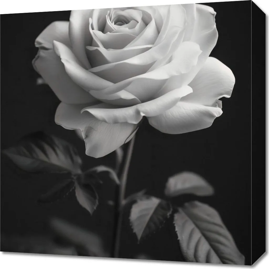 Quadro 50x50cm Petali di rosa