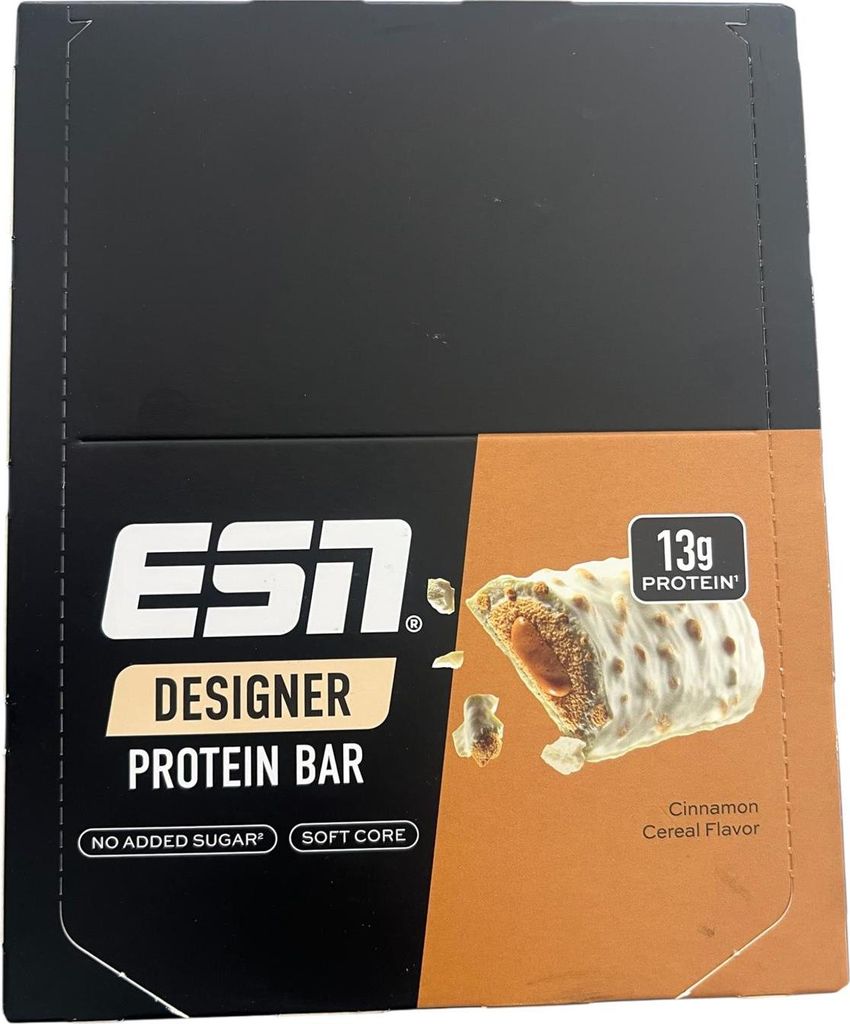 ESN Designer Protein Bar Cinnamon Cereal 12x45g Produktbild 