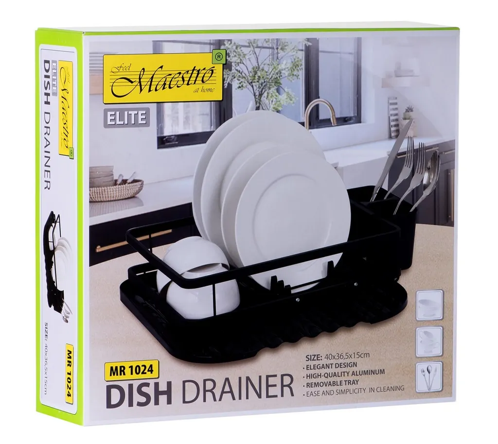 Support vaisselle Maestro MR-1024 de 40 cm robuste et inoxydable - 5