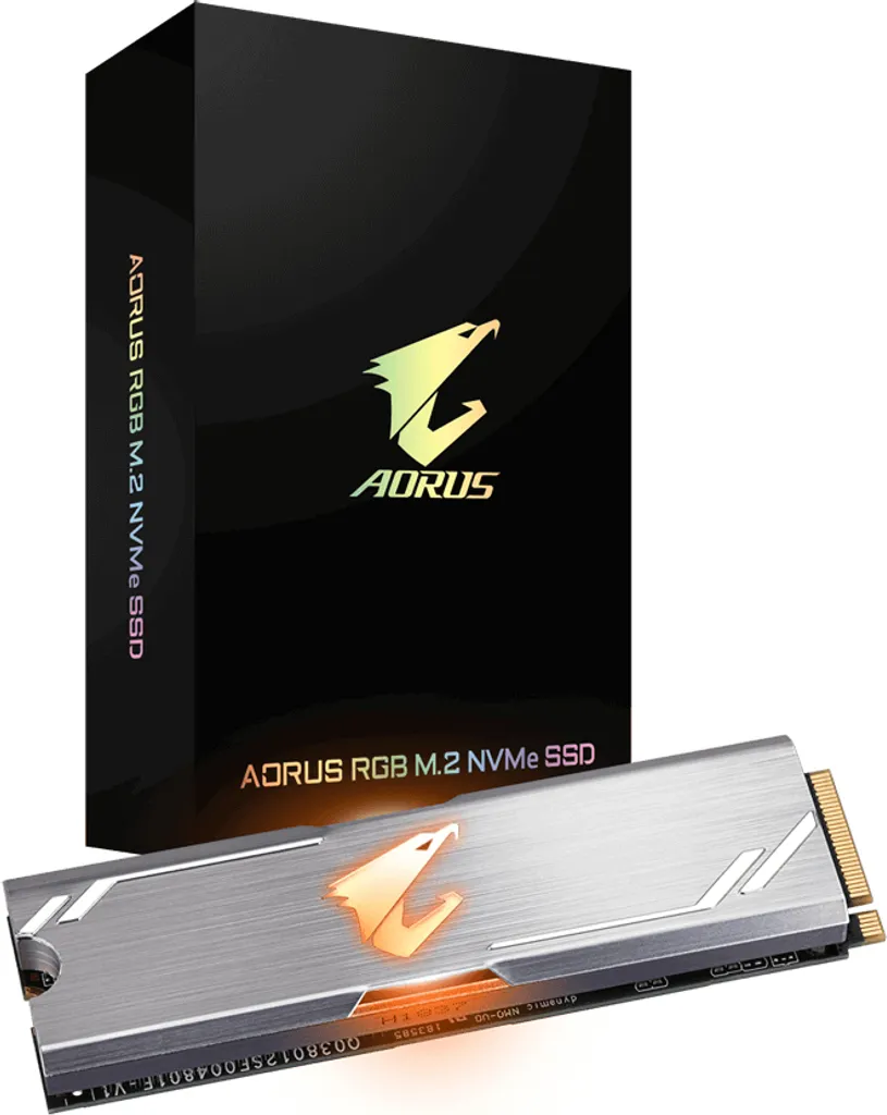 Disco SSD M.2 256GB AORUS RGB NVMe - Gaming Ready 3.1GB/s Velocità