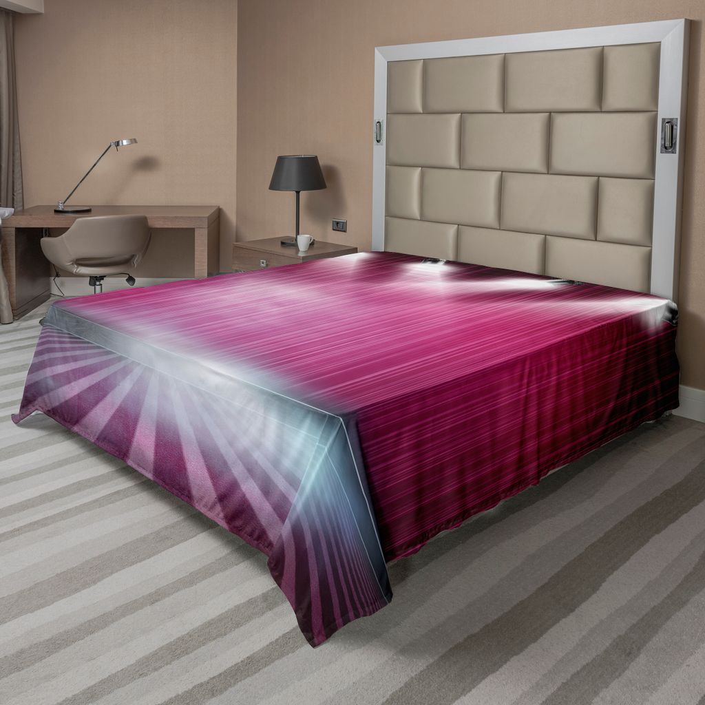 ABAKUHAUS Theater Bettlaken, Bühne Aubergine Vorhänge Vorhänge Schauspieler und Schauspielerin eine Play Illustration Zusehen, weiches bequemes ...