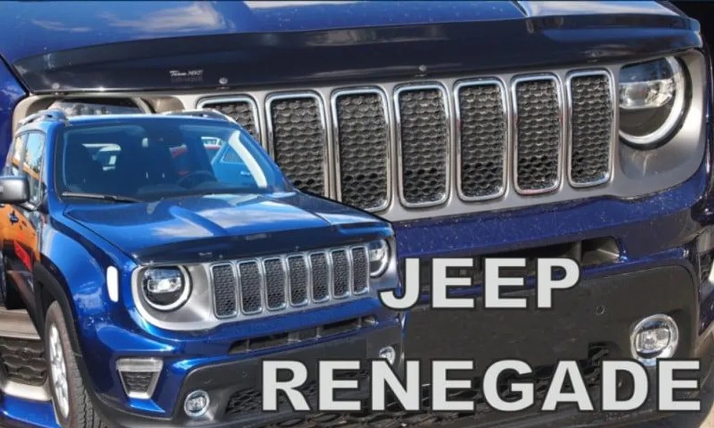 Déflecteur capot Jeep Renegade 2014- protection voyage et autoroute