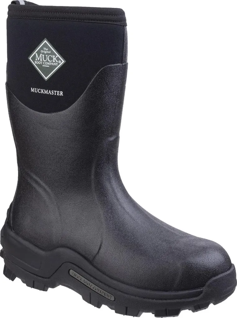 Muckmaster Mid Bottes Caoutchouc Confort Néoprène Noir 44/45 Isolantes